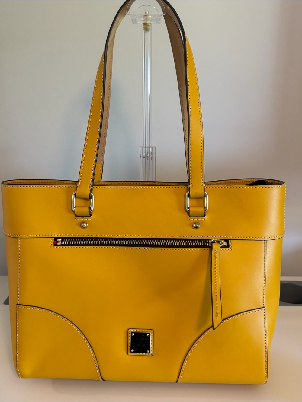 Dooney & Bourke Large Mila Tote—Mustard Yellow—NWT